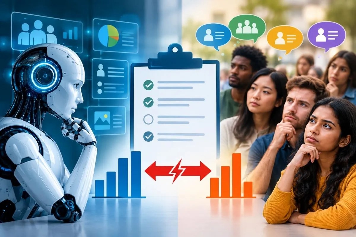 AI के ‘डिजिटल ट्विन’ ने इंसानों की राय को दिया गलत अंदाजा, Pew Research के प्रयोग में सामने आया बड़ा फर्क