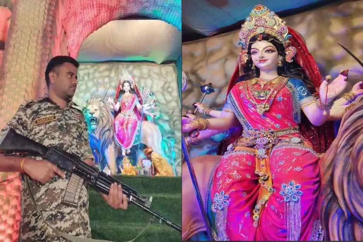 44 तोला सोना और 3.5 किलो चांदी के आभूषणों से सजीं मां जगदंबा, अशोकनगर में सजा भक्ति का स्वर्ण दरबार