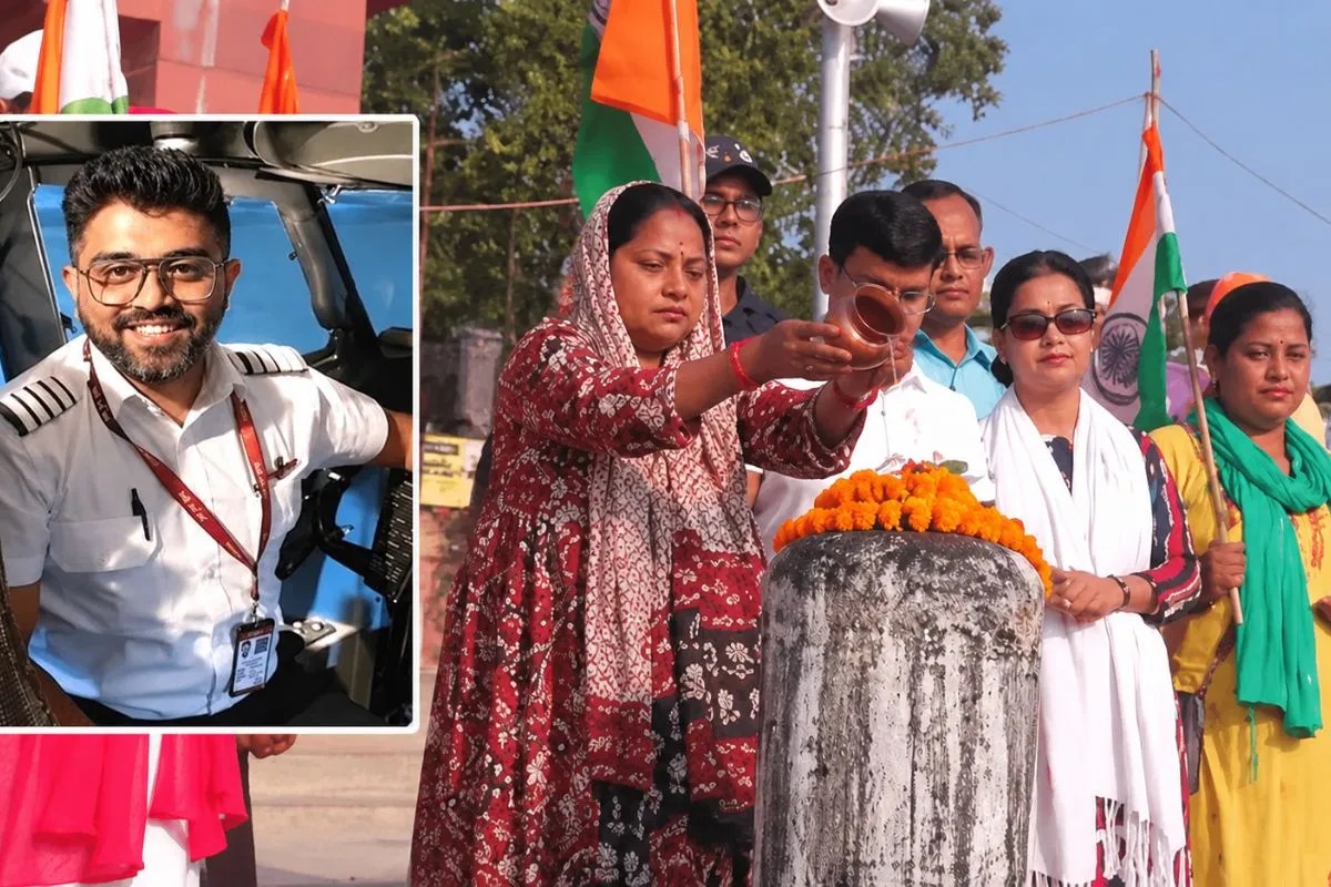 174 जानें बचाने वाले हीरो कैप्टन स्मित मच्छर के लिए प्रयागराज में गंगा आरती, जल्द  स्वास्थ्य की कामना