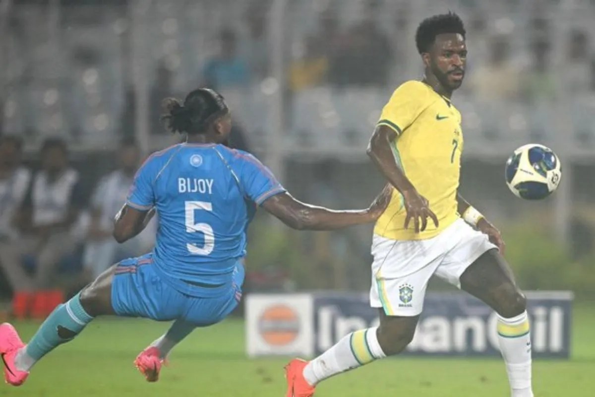 India vs Brazil: 5 बार की वर्ल्‍ड चैंपियन ब्राजील ने 4-0 से जीता मैच, भारतीय टीम ने जीते करोड़ों फैंस के दिल