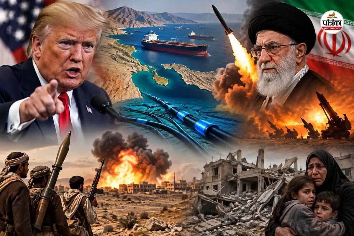 Iran US conflict: ईरान-अमेरिका टकराव के बीच समुद्री संचार नेटवर्क पर खतरा, यमन-गाजा में जानलेवा हमले