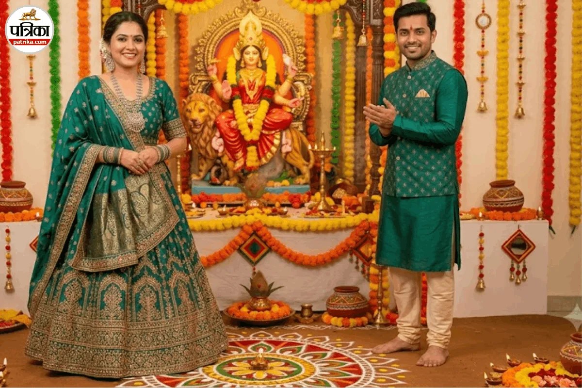 महानवमी पर मोरपंखी हरे रंग के आउटफिट में दिखना है स्टाइलिश? लहंगे, साड़ी से कुर्ते तक ये स्टाइलिंग टिप्स आएंगे काम