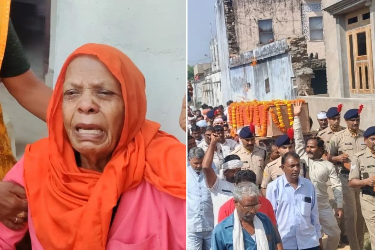 सीकर: ‘पापा अब हमें कौन संभालेगा…’ तिरंगे में लिपटे इंस्पेक्टर पिता को देख बेसुध हुईं 6 बेटियां, बेटे ने दी मुखाग्नि