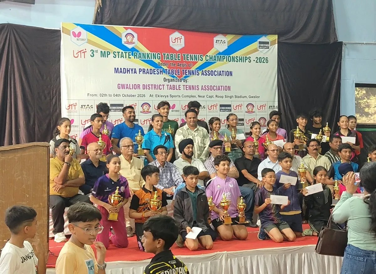 पंकज विश्वकर्मा और भव्या राव बने मध्यप्रदेश रैंकिंग टेबल टेनिस के चैंपियन