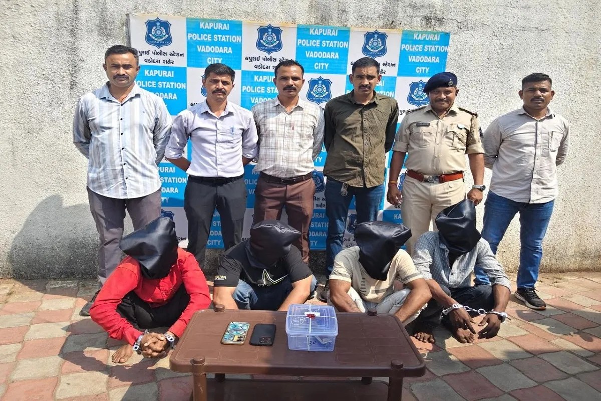 वडोदरा में युवक की हत्या के मामले में शंकास्पद 4 लोग हिरासत में