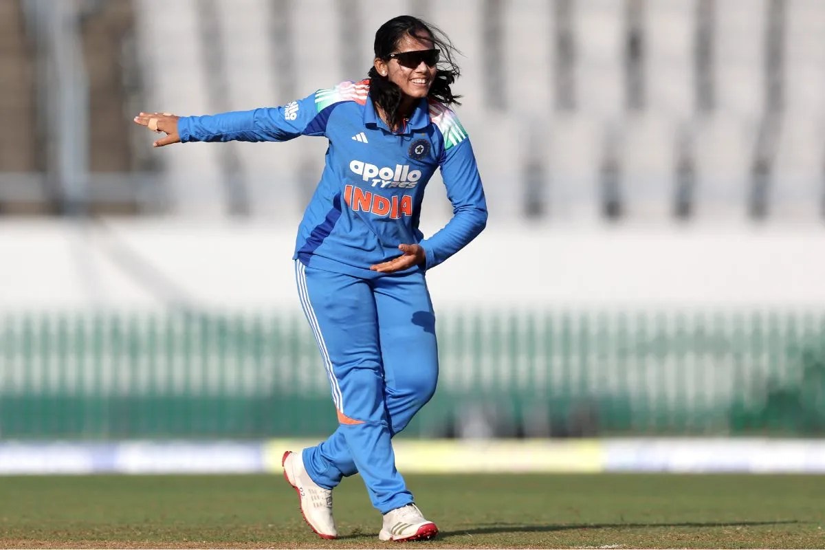 IND vs ZIM, Women 3rd ODI: वैष्णवी शर्मा की फिरकी में फंसी जिम्बाब्वे की टीम, भारत को दिया आसान लक्ष्य