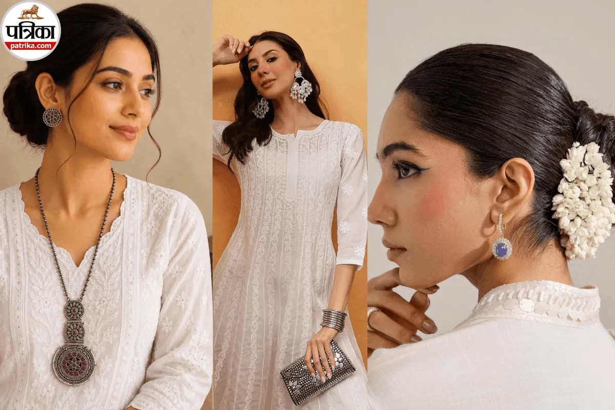White Ethnic Wear Styling Tips: सफेद एथनिक वियर में दिखना है स्टाइलिश? चूड़ियों से लेकर हेयरस्टाइल तक फॉलो करें ये टिप्स 