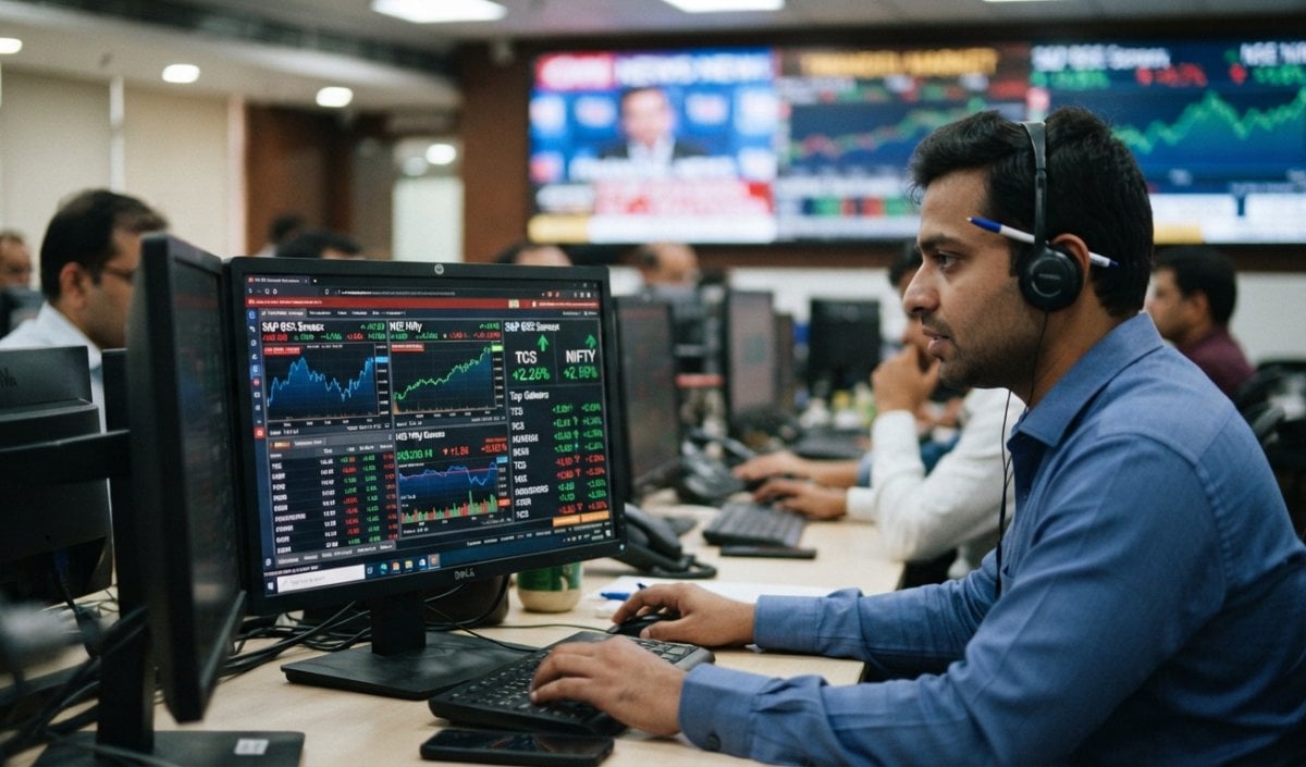 Stock Market Updates | कमजोर ग्लोबल संकेतों के बावजूद हरे निशान में खुला बाजार, सेंसेक्स 183 अंक चढ़ा, निफ्टी 22,700 के पास, TCS 2% से ज्यादा उछला