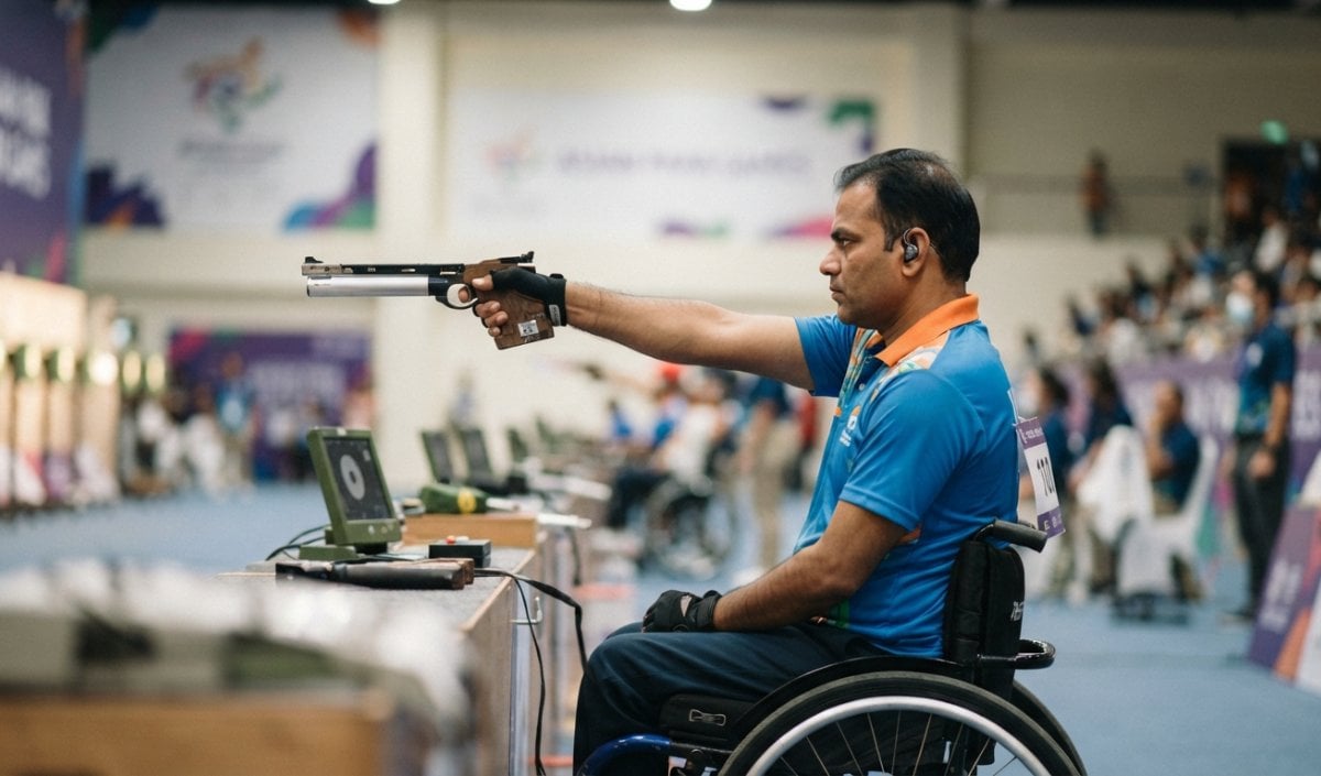 Asian Para Games: मनीष नरवाल को Silver Medal, सृष्टि अरोड़ा ने जीता कांस्य