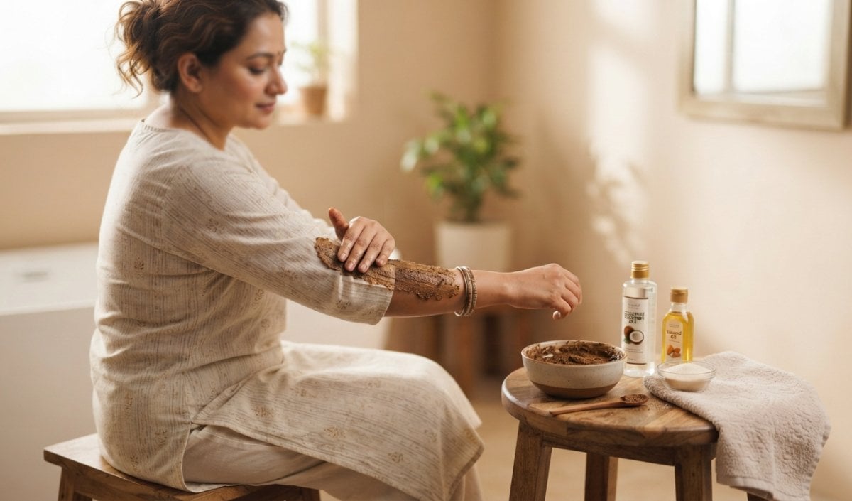 Karwa Chauth से पहले घर पर ऐसे करें Body Polishing, पार्लर जाए बिना चमकेगी त्वचा