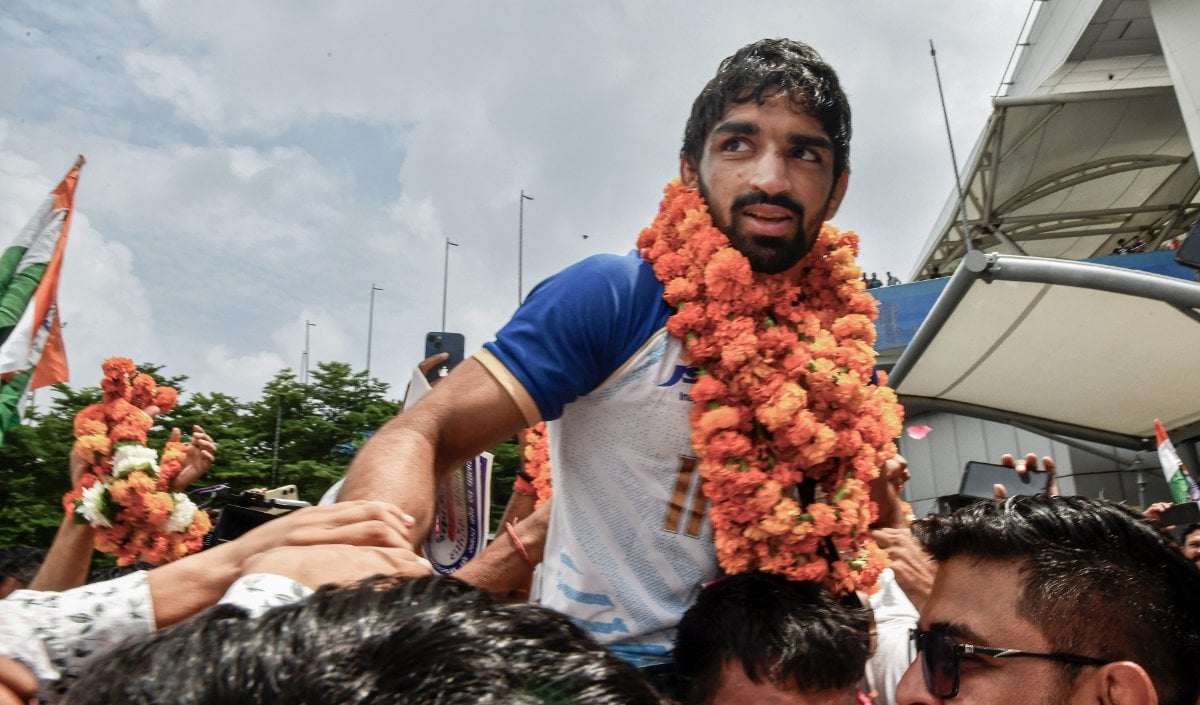 Asian Games 2026 में Aman Sehrawat ने जीता Gold Medal, नॉर्थ कोरियाई पहलवान को हराया