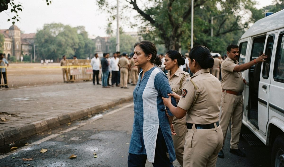 मुंबई के Shivaji Park में कॉजपा प्रदर्शनकारियों पर पुलिस कार्रवाई, Anjali Damania हिरासत में