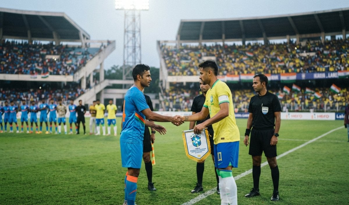 Kolkata के Salt Lake Stadium में 5 बार की चैंपियन Brazil से भिड़ेगी Indian Football Team
