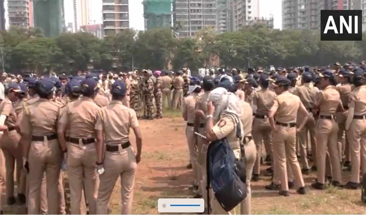 Voter List विवाद पर Mumbai के Shivaji Park में CJP का विरोध, भारी पुलिस बल हुआ तैनात