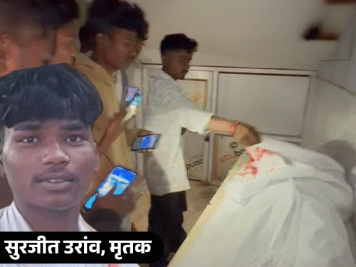 गुमला में सड़क हादसा, बाइक सवार एक युवक की मौत:तेज रफ्तार कार से टक्कर, दो जख्मी; तीनों ने नहीं लगाया था हेलमेट