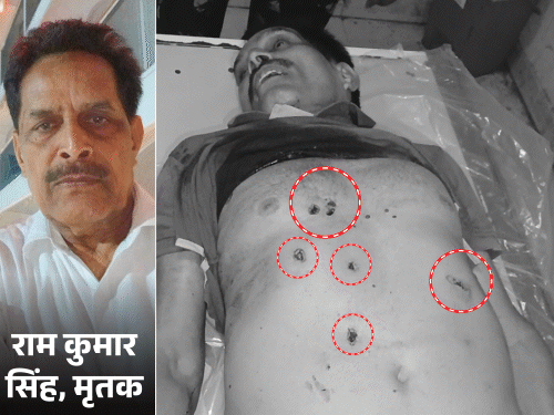 रिटायर्ड असिस्टेंट कमिश्नर राम कुमार सिंह हत्याकांड:गोली मारने वाले शूटरों की हुई पहचान, सुपारी के तौर पर पिंटू को मिले थे लाख रुपए एडवांस