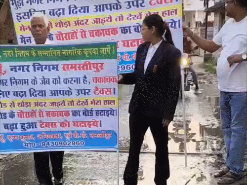 कचरा-जलजमाव से परेशान वकीलों ने निकाला जागरूकता मार्च:बोले- नगर निगम सिर्फ टैक्स वसूलता है, जनता को सुविधा देना भी उसकी जिम्मेदारी