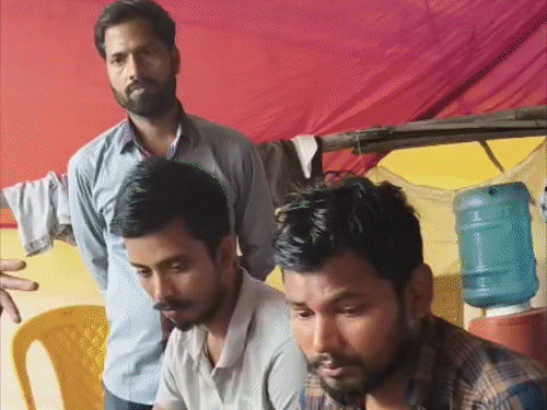 मंत्री के 3 आश्वासन, फिर भी ज्वॉइनिंग नहीं:बेल्ट्रॉन प्रोग्रामर के 4 अभ्यर्थी भूख हड़ताल पर बैठे,एक की हालत नाजुक; 8 अक्टूबर के बाद सीएम हाउस घेरने का अल्टीमेटम