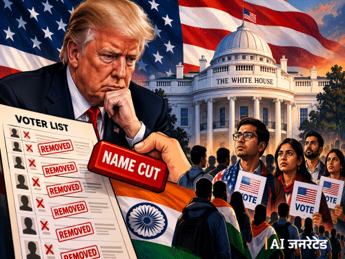 अमेरिका में 2 लाख भारतवंशी वोटर्स के नाम कटे:मिडटर्म चुनाव में ट्रम्प को हार का डर; 2024 में 65% ने विपक्ष को वोट दिया था