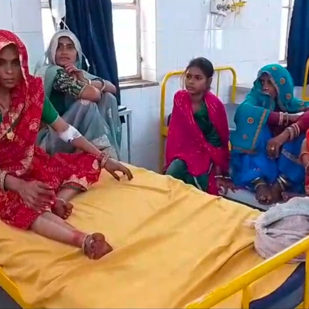 करवा चौथ का चांद देख रही महिला पर झपटा लेपर्ड:घात लगाकर बैठा था, शोर मचाया तो भागा; पैर पर नाखून गड़ाए