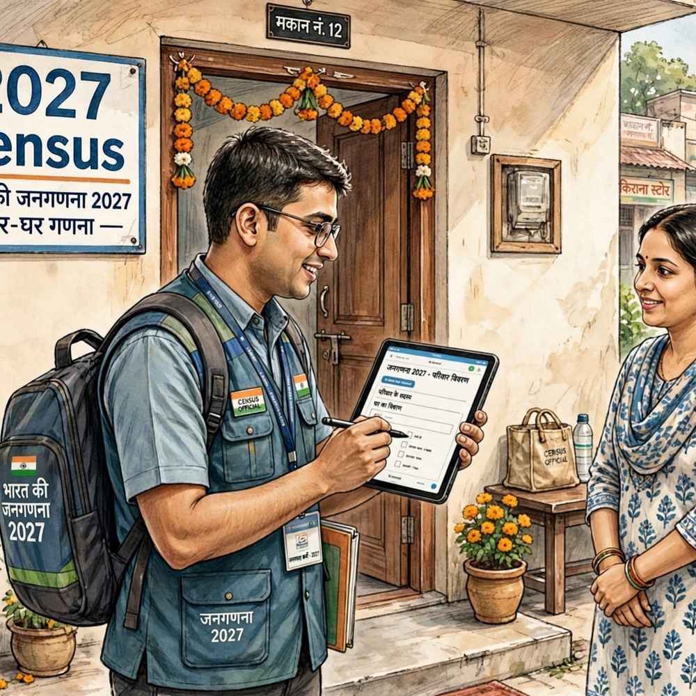 देशभर में 25 जनवरी से 28 फरवरी के बीच जनगणना:इस बार 40 सवाल पूछे जाएंगे; 1931 के बाद पहली बार जाति का डेटा भी शामिल होगा
