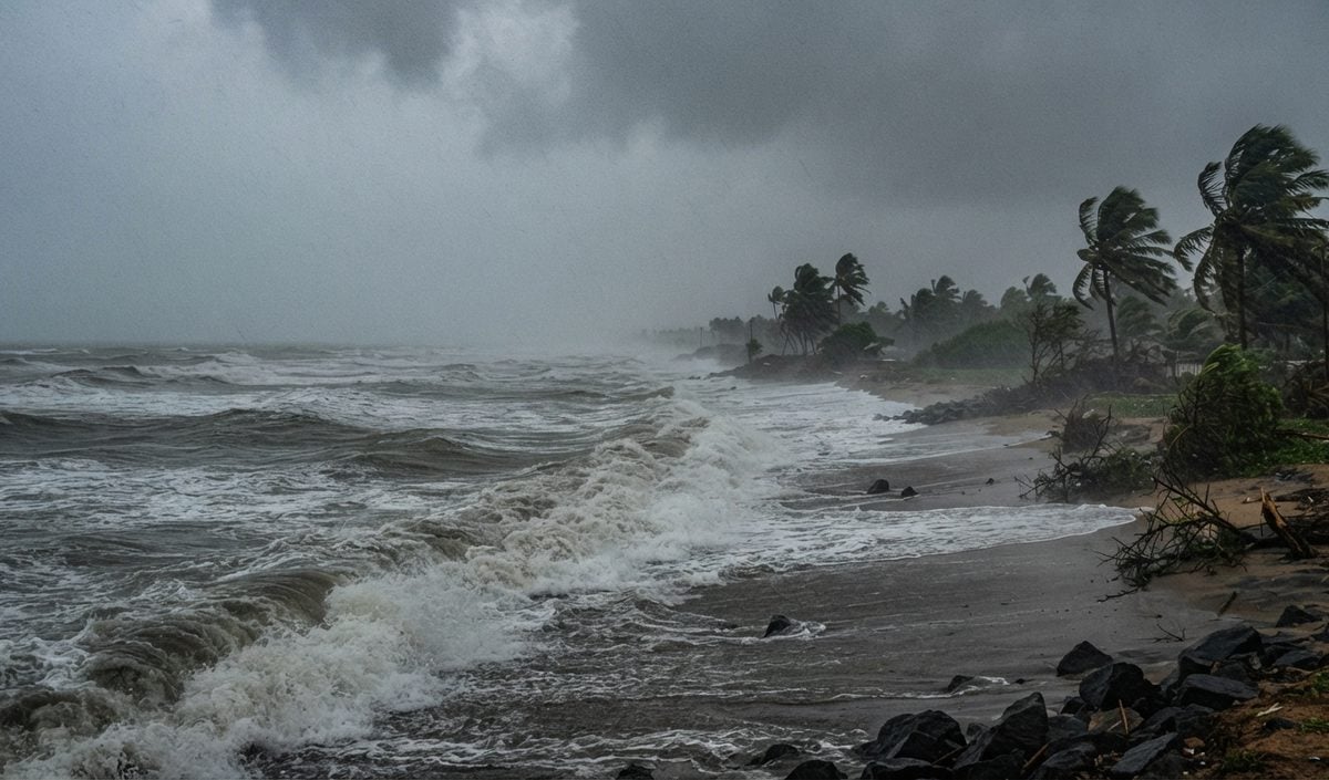 Cyclone Arnab आंध्र प्रदेश तट के पास ठहरा, 150 किमी प्रति घंटे की रफ्तार से चल सकती हैं हवाएं
