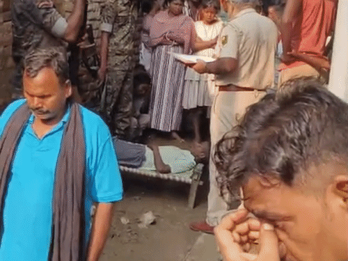 नालंदा- प्रेम प्रसंग में रोड़ा बन रहे पति की हत्या:धारदार हथियार से सिर पर हमला, रातभर झोपड़ी में तड़पकर तोड़ा दम; प्रेमी संग पत्नी गिरफ्तार