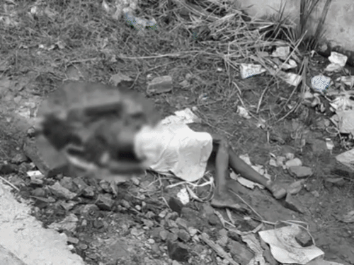 आरा में अधेड़ महिला की ईंट मारकर बेहरमी से हत्या:दुष्कर्म के बाद हत्या की आशंका, FSL ने साक्ष्य जुटाए; महिला की पहचान में जुटी पुलिस