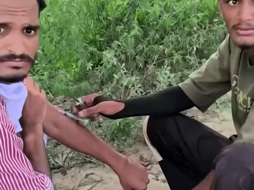 जालंधर एरिया से चिट्टे का टीका लगाते युवकों का VIDEO:फिल्लौर के युवकों को पकड़ा, मां की कसम खाकर भागे, एक का चाचा रेलवे में