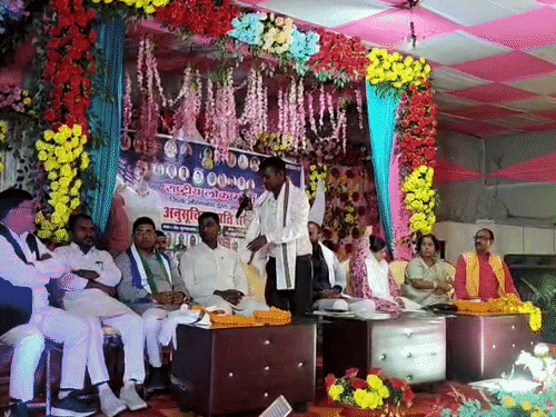 औरंगाबाद में RLM का अनुसूचित जाति संवाद कार्यक्रम:हक-अधिकार के लिए एकजुट होने का आह्वान; अशोक राम बोले- समाज की मजबूती एकता से ही संभव है