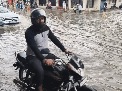 हरियाणा में बारिश से 5.3 डिग्री गिरा दिन का तापमान:आज 10 जिलों में बारिश का अलर्ट; 50 kmph की रफ्तार से चलेगी हवा