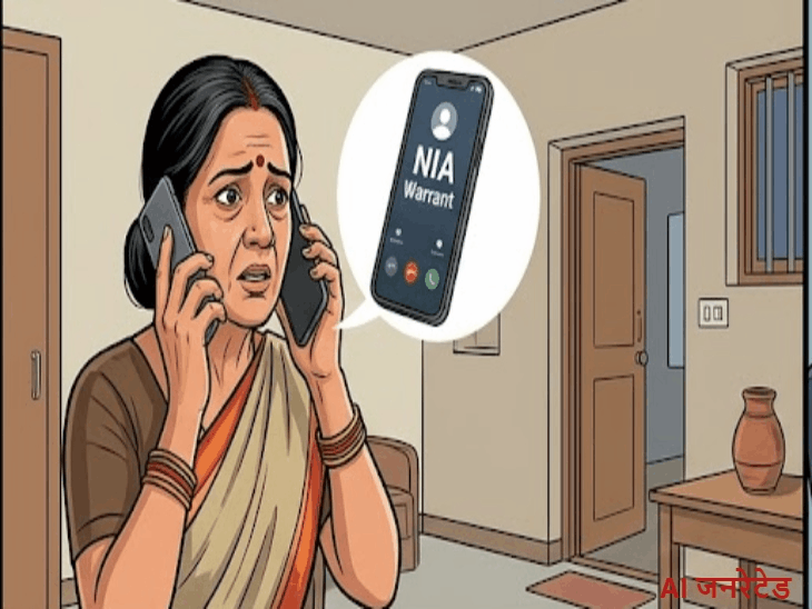 रायपुर में महिला को किया डिजिटल अरेस्ट:5 दिन तक हाउस अरेस्ट किया, RBI के नाम से भेजा फर्जी प्रमाणपत्र; NIA अधिकारी बनकर ठगे 7 लाख