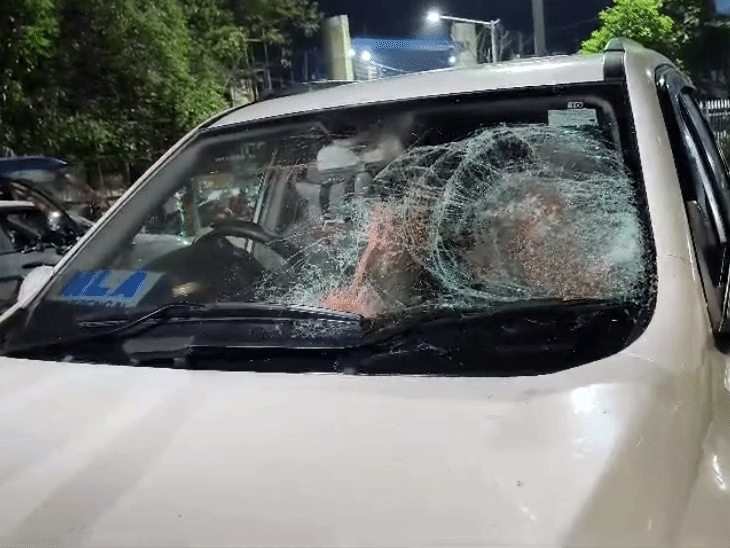 TMC विधायक बिभास सरदार पर हमला, कार के शीशे तोड़े:BJP पर आरोप; 5 महीने में 26 से ज्यादा TMC नेताओं पर हमले