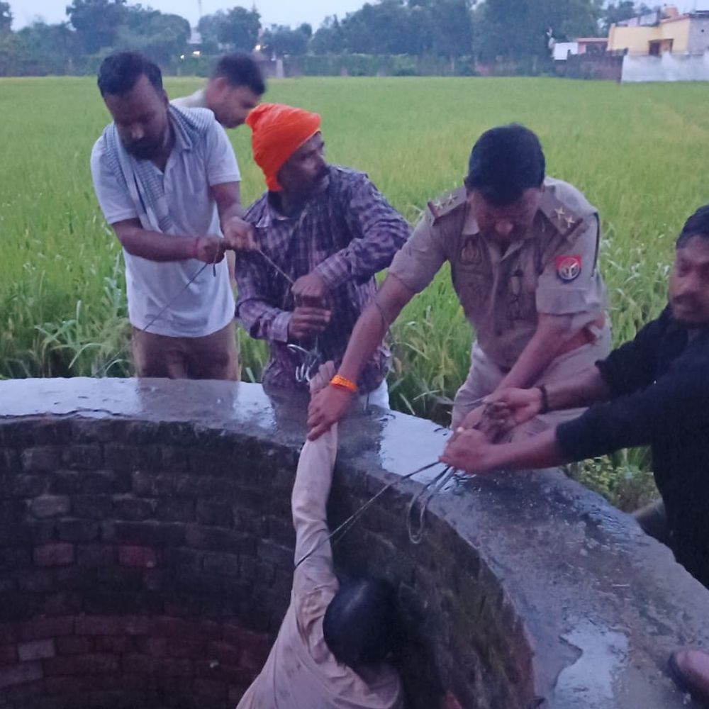 ससुराल आए युवक की कुएं में गिरने से मौत:बलिया में पुलिस ने शव निकालकर पोस्टमार्टम के लिए भेजा