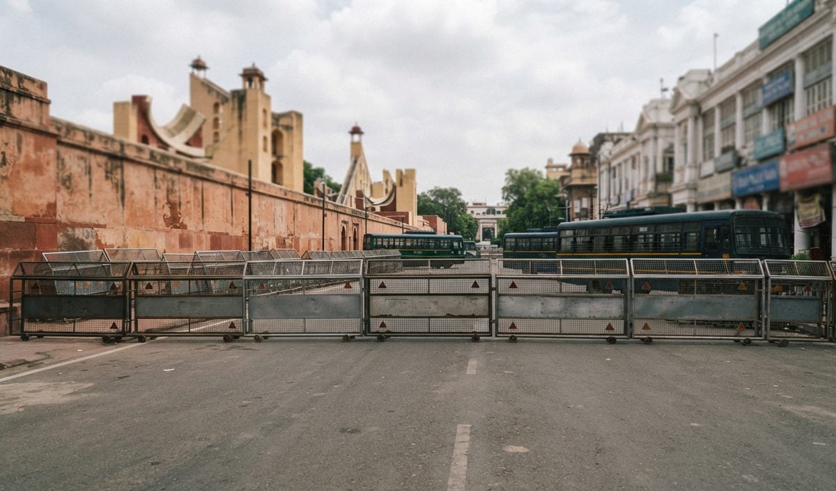 दिल्ली में Jantar Mantar की घेराबंदी, 3000 प्रदर्शनकारी हिरासत में लिए गए