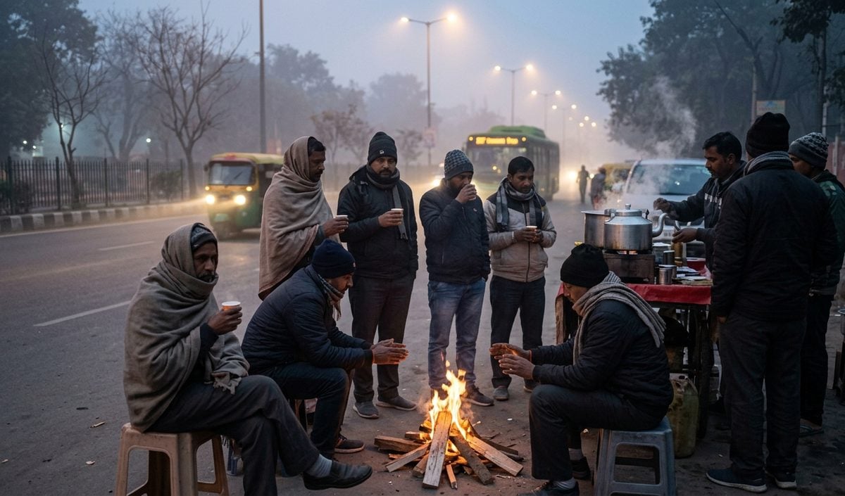 Delhi Weather: पारा लुढ़ककर 17.1 डिग्री पहुंचा, इस महीने की सबसे सर्द रात दर्ज