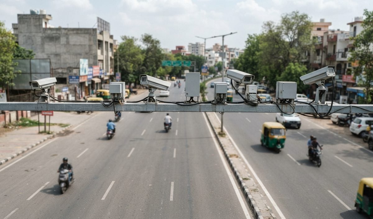 Delhi Traffic Police के कैमरों ने हर मिनट काटे 10 चालान, वसूली की दर बेहद कम
