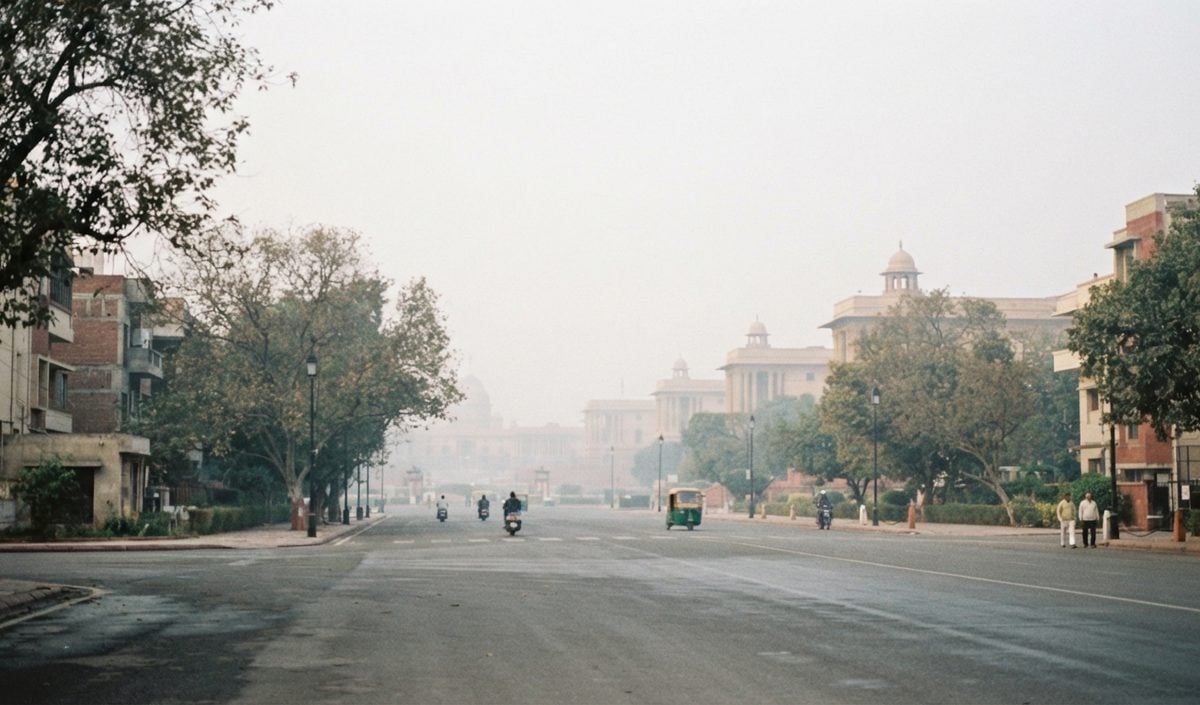 Delhi में न्यूनतम तापमान 17.7 डिग्री पहुंचा, AQI मध्यम श्रेणी में दर्ज