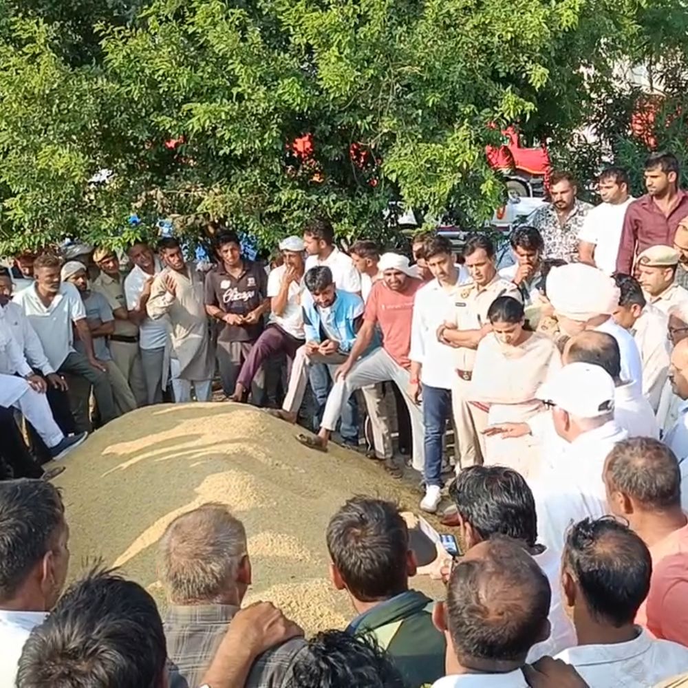 जींद पहुंचे कृषि मंत्री श्याम सिंह राणा:बोले-कांग्रेस में परिवार फैसला करता है, भाजपा में संगठन; फोटो खिंचवाने से कोई नेता नहीं बनता
