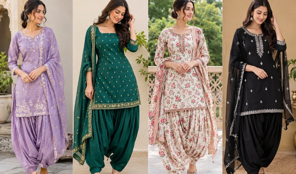 Dussehra पर रावण दहन के लिए बेस्ट हैं ये Farsi Salwar Suit डिजाइंस