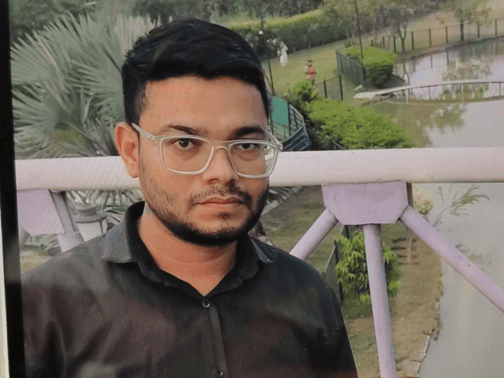 फरीदाबाद में चार दिन से लापता इंजीनियर की डेडबॉडी मिली:कुलीग के रूम में पंखे से लटका हुआ था, परिजनों ने मौत पर उठाए सवाल, सहकर्मी गायब