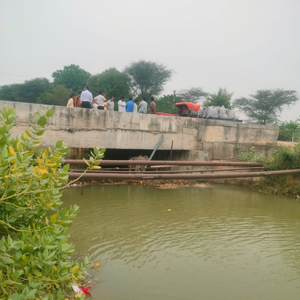 नहर में डूबने से 40 वर्षीय व्यक्ति की मौत:चूरू में मूंग की फसल काटने गया था, पानी निकालते समय पैर फिसलने से हादसा