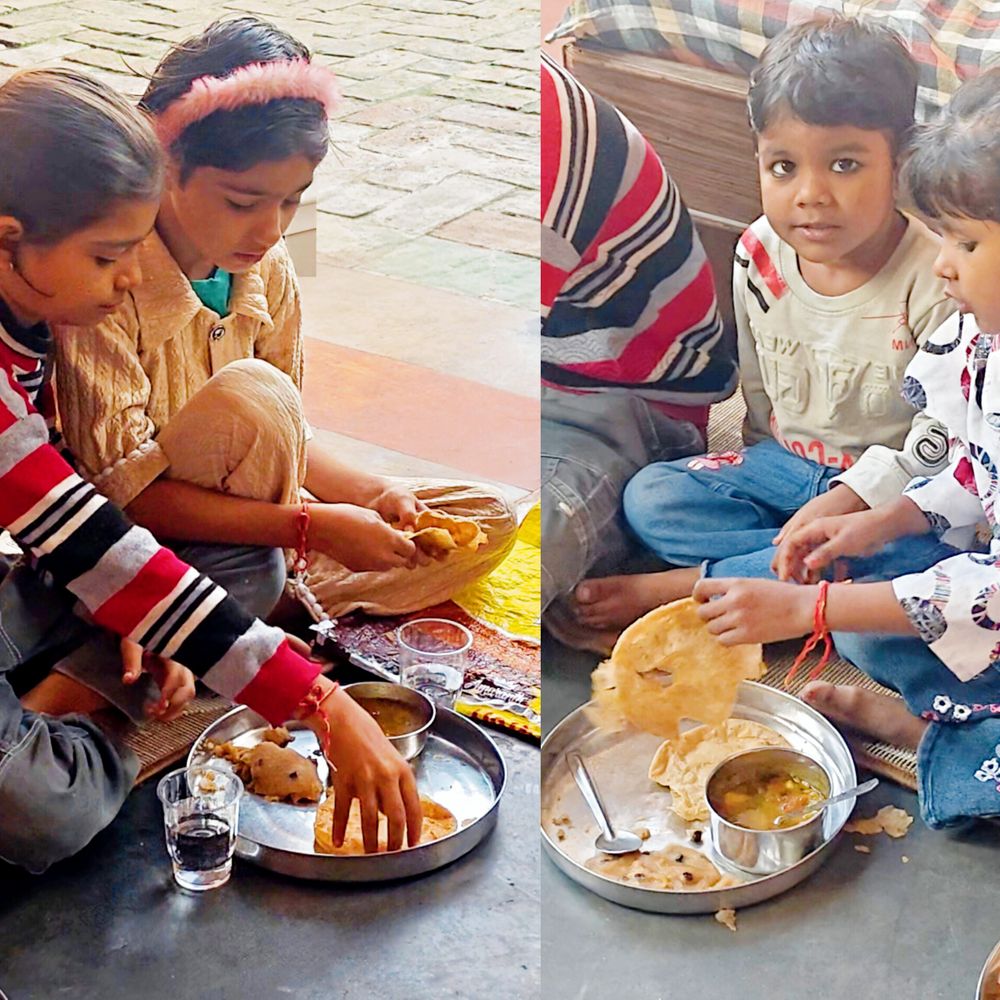 महाअष्टमी-नवमी पर कन्या पूजन के साथ नवरात्रि का समापन:घरों और मंदिरों में गूंजे माता के जयकारे, कन्याओं को भोजन कराकर सुख-समृद्धि की कामना की