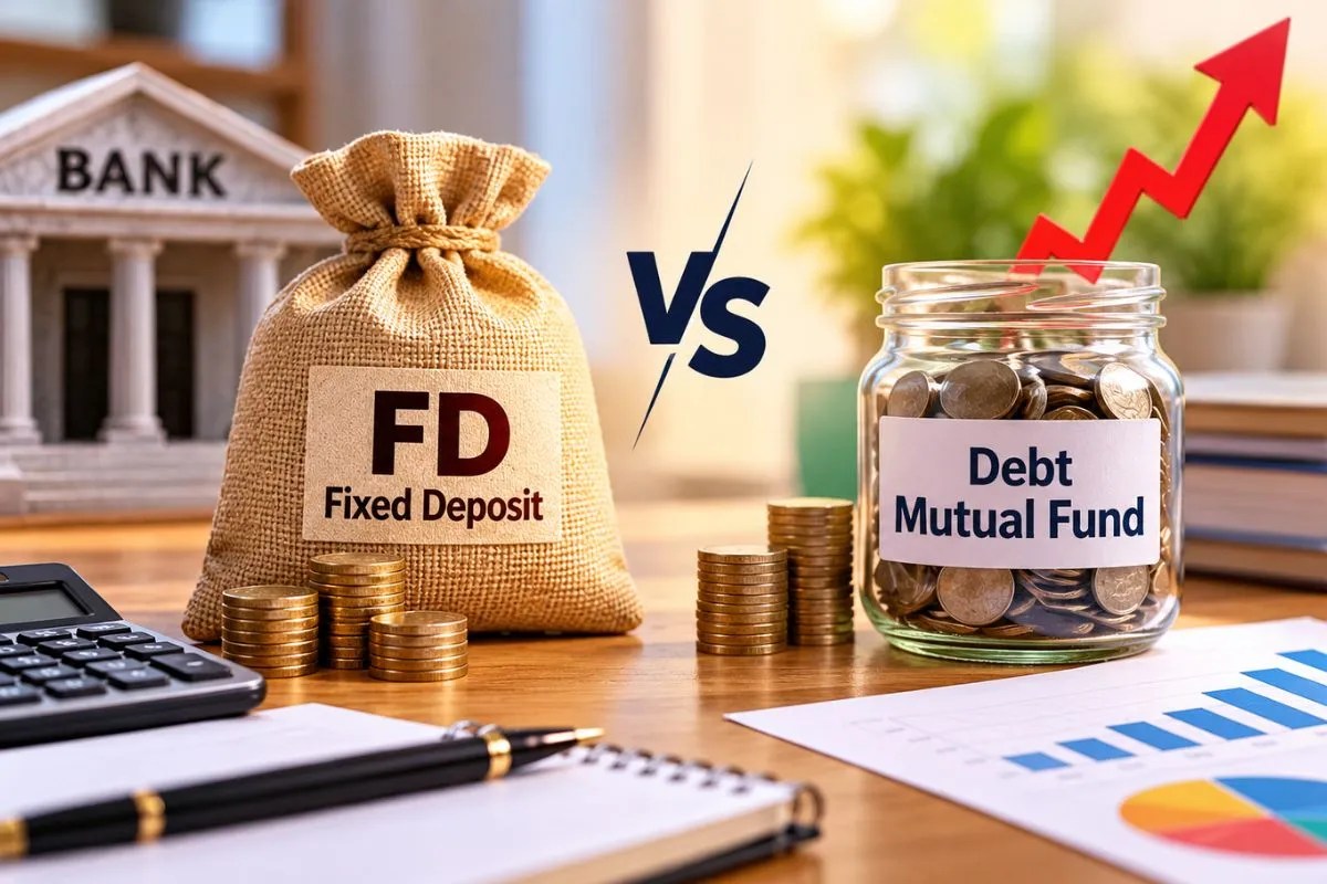 FD Vs Debt Mutual Fund: 10 लाख रुपये निवेश करने पर कहां मिलेगा ज्यादा पैसा? टैक्स से लेकर रिटर्न तक समझें पूरा गणित