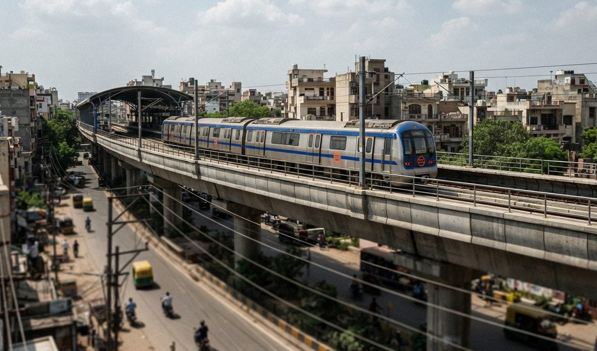 Delhi Metro की Airport Express Line पर चिपके मिले सरकार विरोधी पोस्टर, अज्ञात लोगों पर FIR