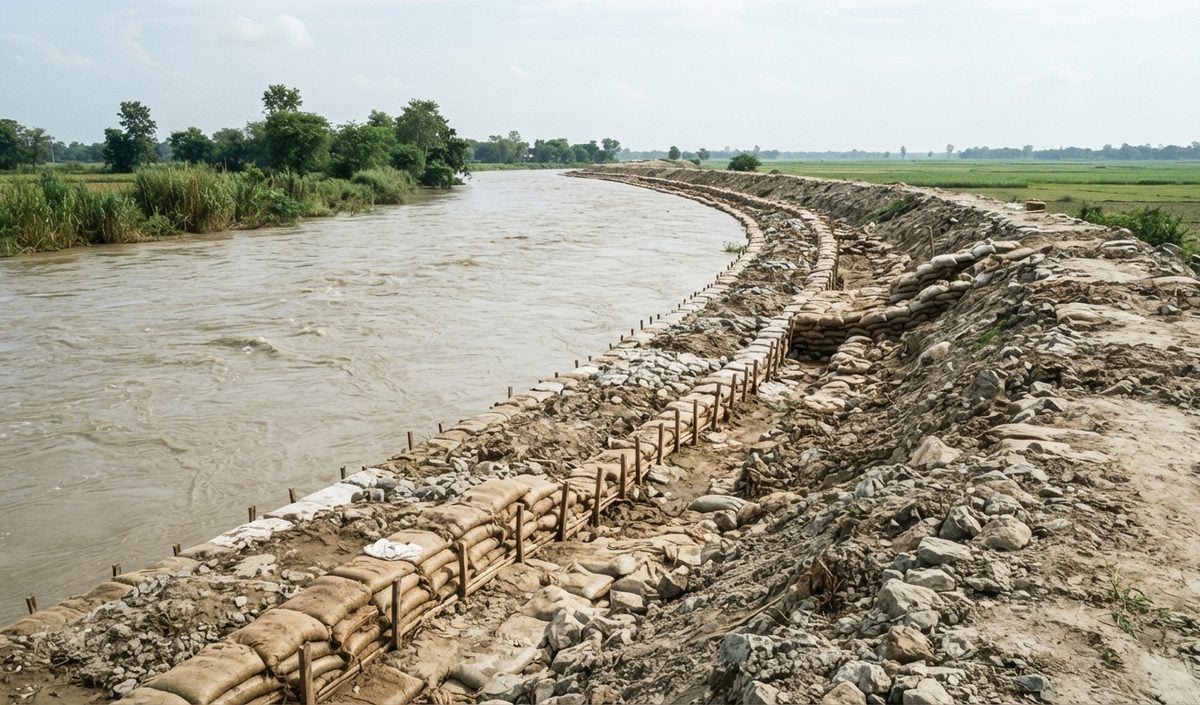 गंडक नदी का जलस्तर रिकॉर्ड स्तर पार, Bihar में तटबंधों पर बढ़ा दबाव