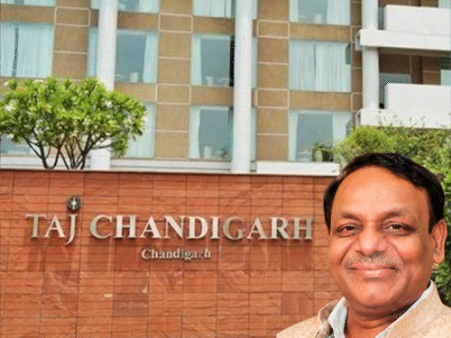 रायपुर के बिजनेसमैन की लाश चंडीगढ़ ताज होटल में मिली:मार्कफेड की बैठक में शामिल होने गए थे, रात में मिलने आई युवती हिरासत में