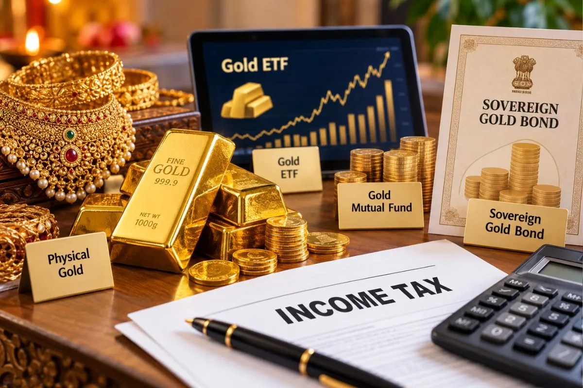 Gold जूलरी, गोल्ड ETF, FOF और SGB बेचने पर कितना लगता है टैक्स? जानिए नियम