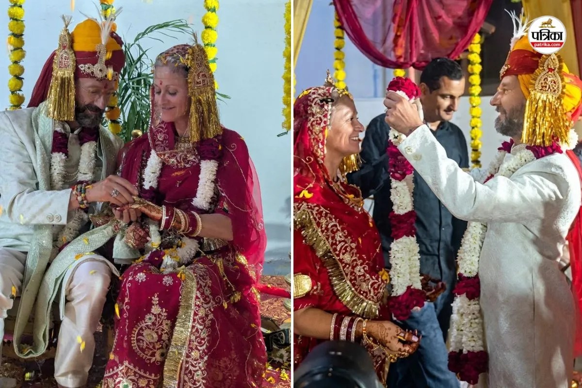 Sikar : राजस्थानी संस्कार ने जीता एक विदेशी का दिल, फ्रांसीसी कपल ने की देशी रीति-रिवाज से शादी, गांव वाले बने बाराती
