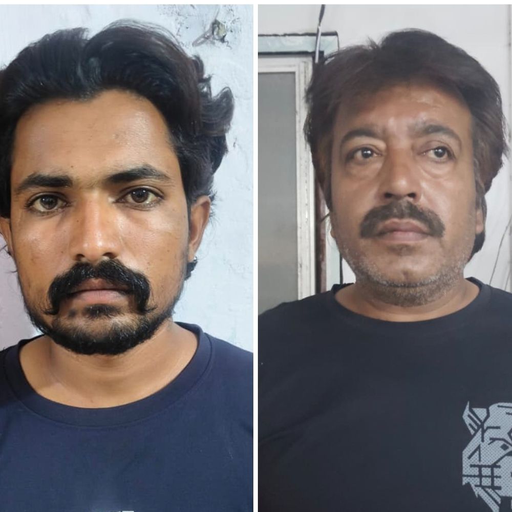 भूत-प्रेत का साया बताकर चांदी के चेन उतरवाई:रतलाम में ठगी करने वाले नाबालिग समेत दो बदमाश पकड़ाए; चेन खरीदने वाला ज्वेलर्स भी आरोपी
